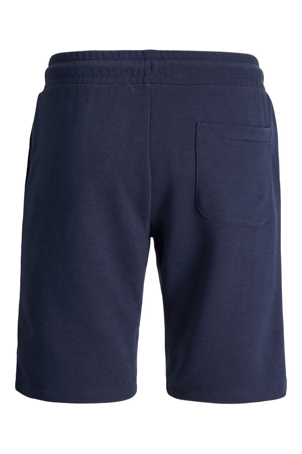 Jack & Jones PLUS Short felpa logo azul