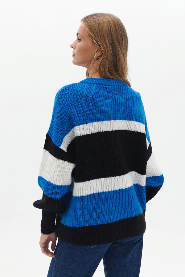 Oxxo Jersey de rayas azul