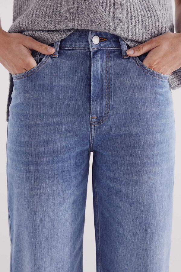 Springfield Jeans culotte  azul