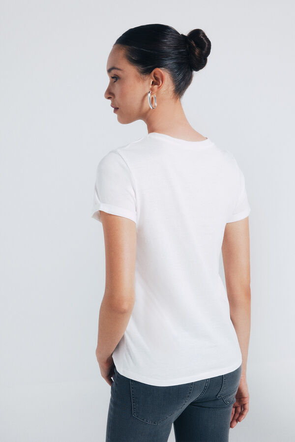 Springfield Camiseta "Rock" branco