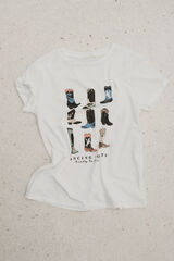 Springfield Camiseta "Dancing boots" marr&oacute;n