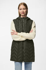 Pieces Colete acolchoado verde