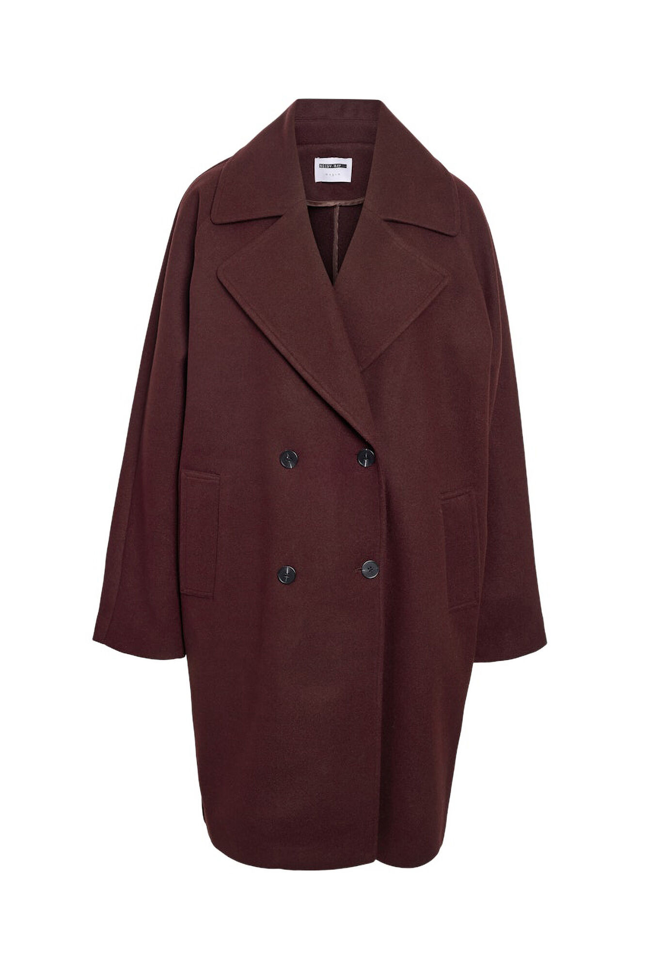 Noisy May Abrigo pa&ntilde;o abotonado