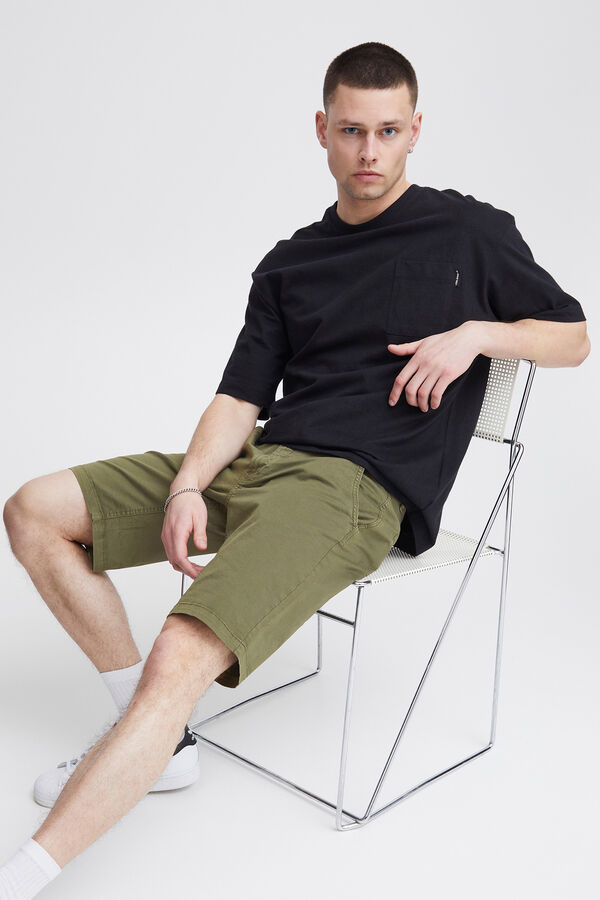 Blend Pantalones Cortos Chinos kaki