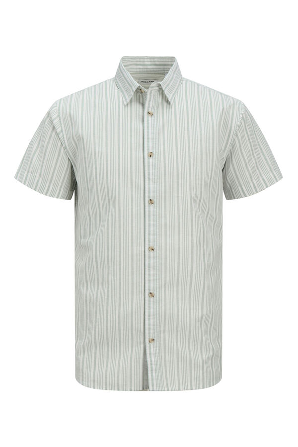 Jack & Jones Camisa de manga curta com ajuste confortável verde