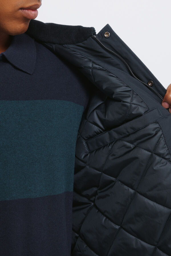 Springfield Cazadora cuello pana estampado