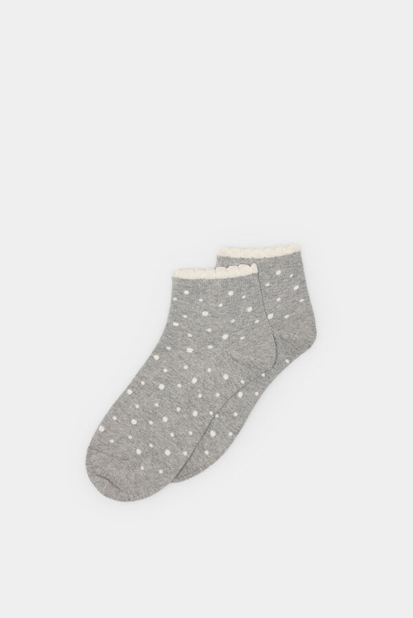 Springfield Meia curta toupeiras cinzento