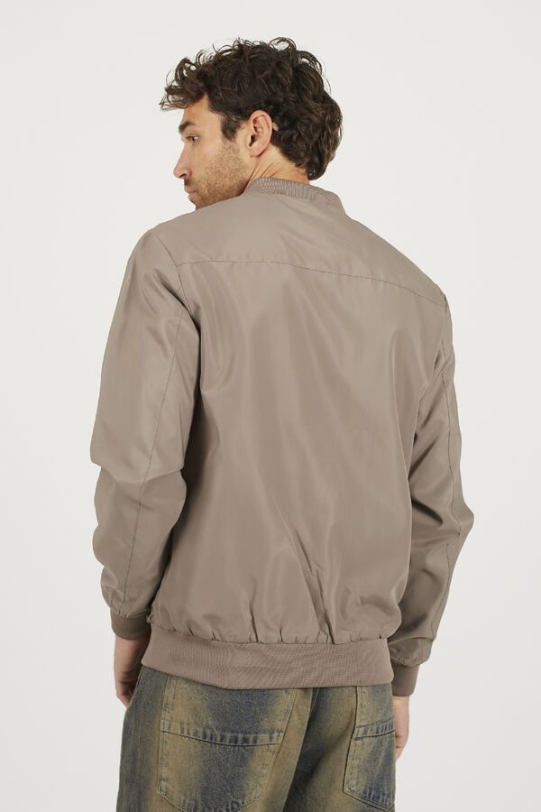 Brave Soul Casaco bomber bege