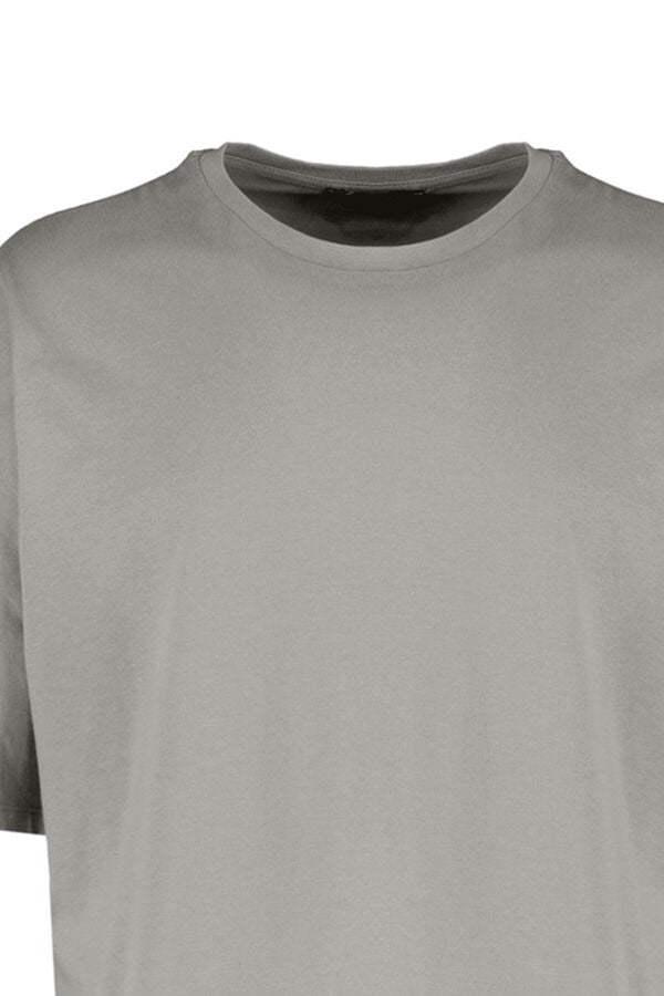 Trendyol T-shirt de manga curta cinzento