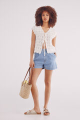 Springfield Bermuda vaquera azul