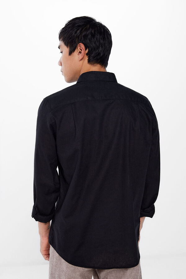 Springfield T-shirt linho cor preto