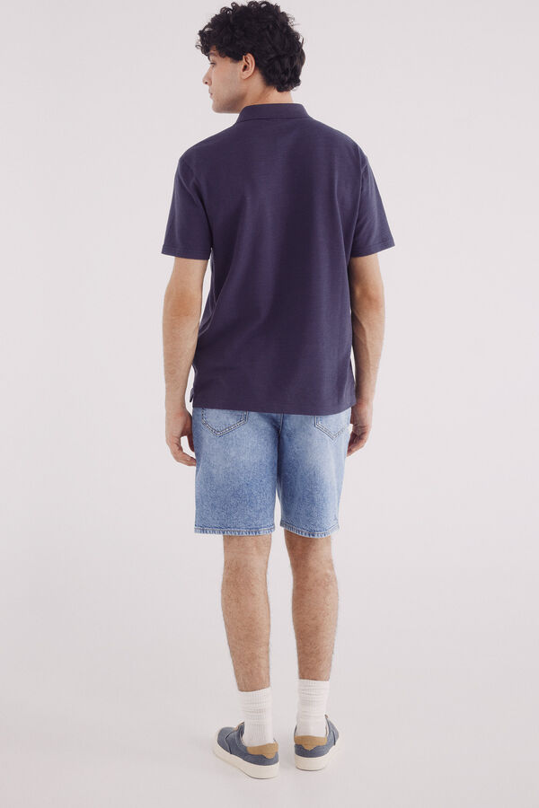 Springfield Bermuda vaquera lavado medio regular fit azul