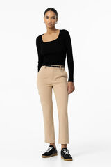 Tiffosi Pantal&oacute;n Chino con Cintur&oacute;n beige