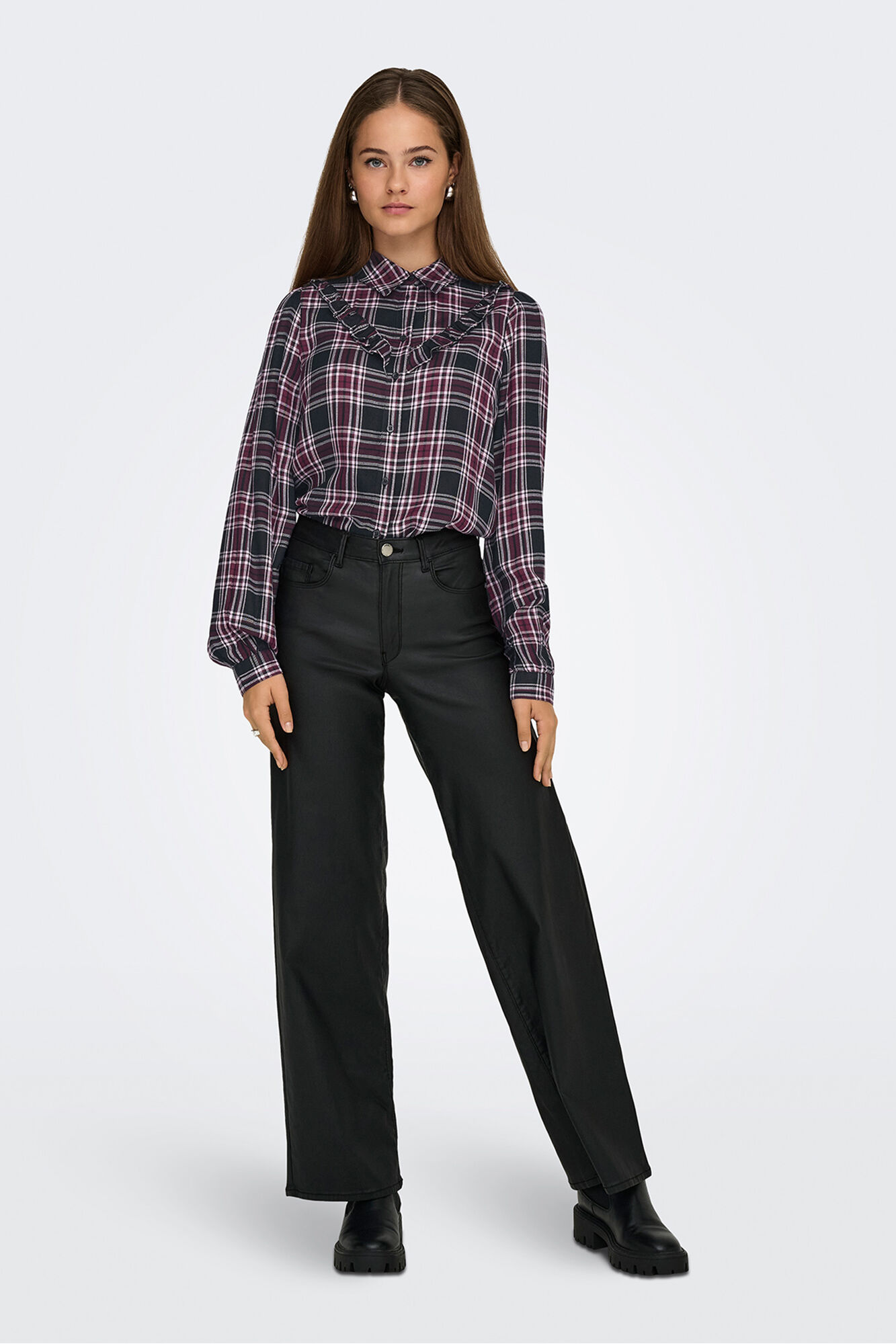 Only Camisa de volantes