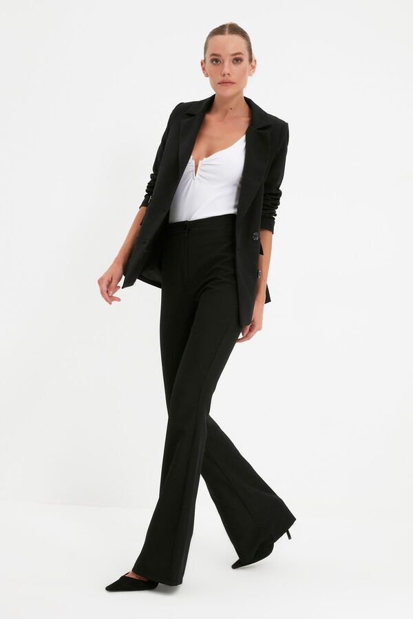 Trendyol Jeans flare negro