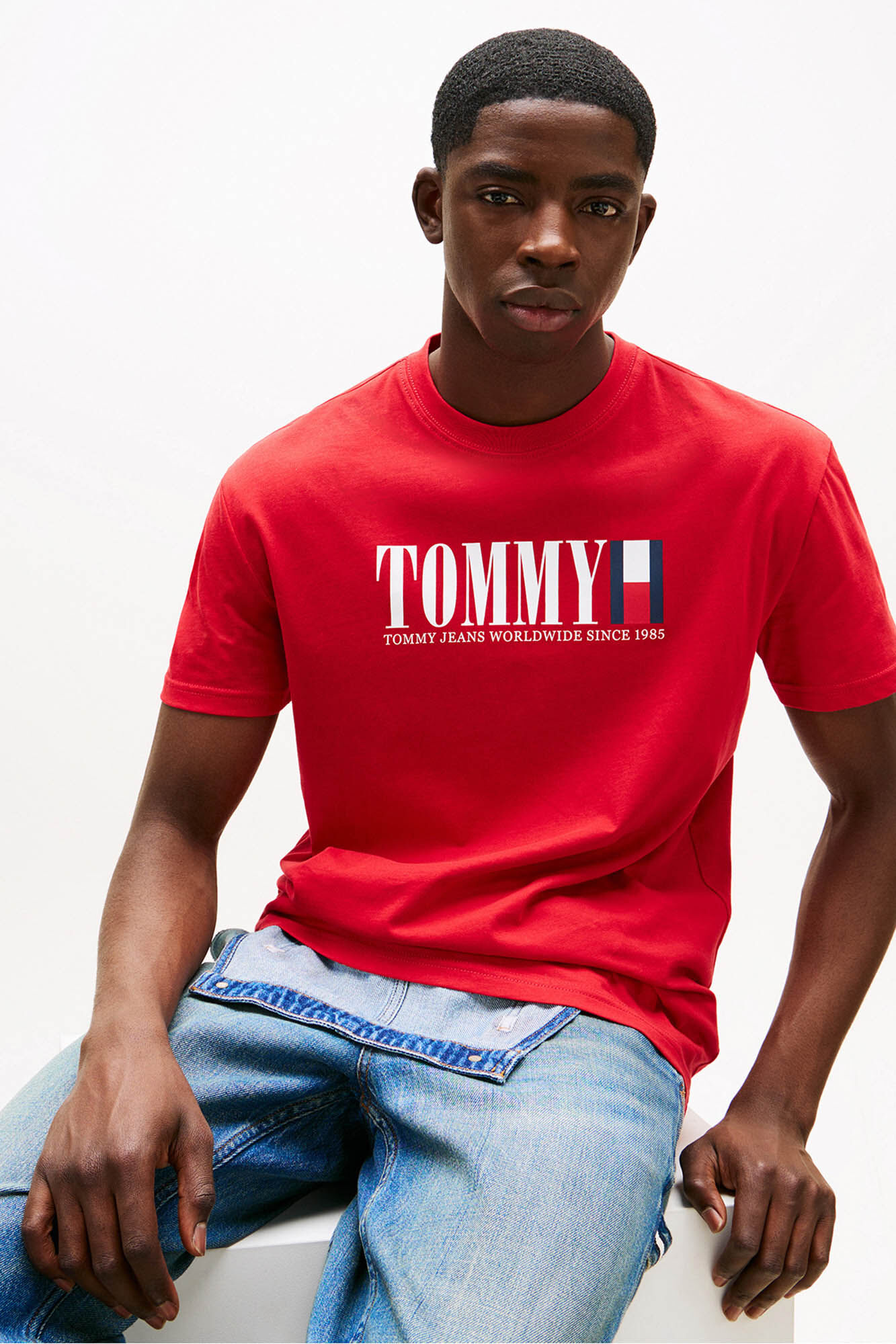 Tommy Jeans Camiseta de hombre de manga corta
