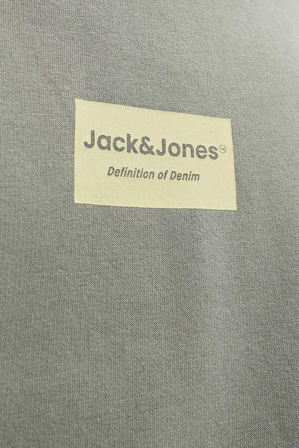 Jack & Jones Sweatshirt gola redonda em felpa verde