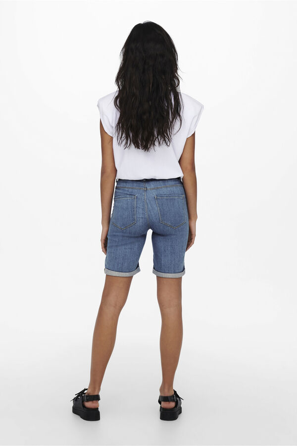 Only Short vaquero slim azul