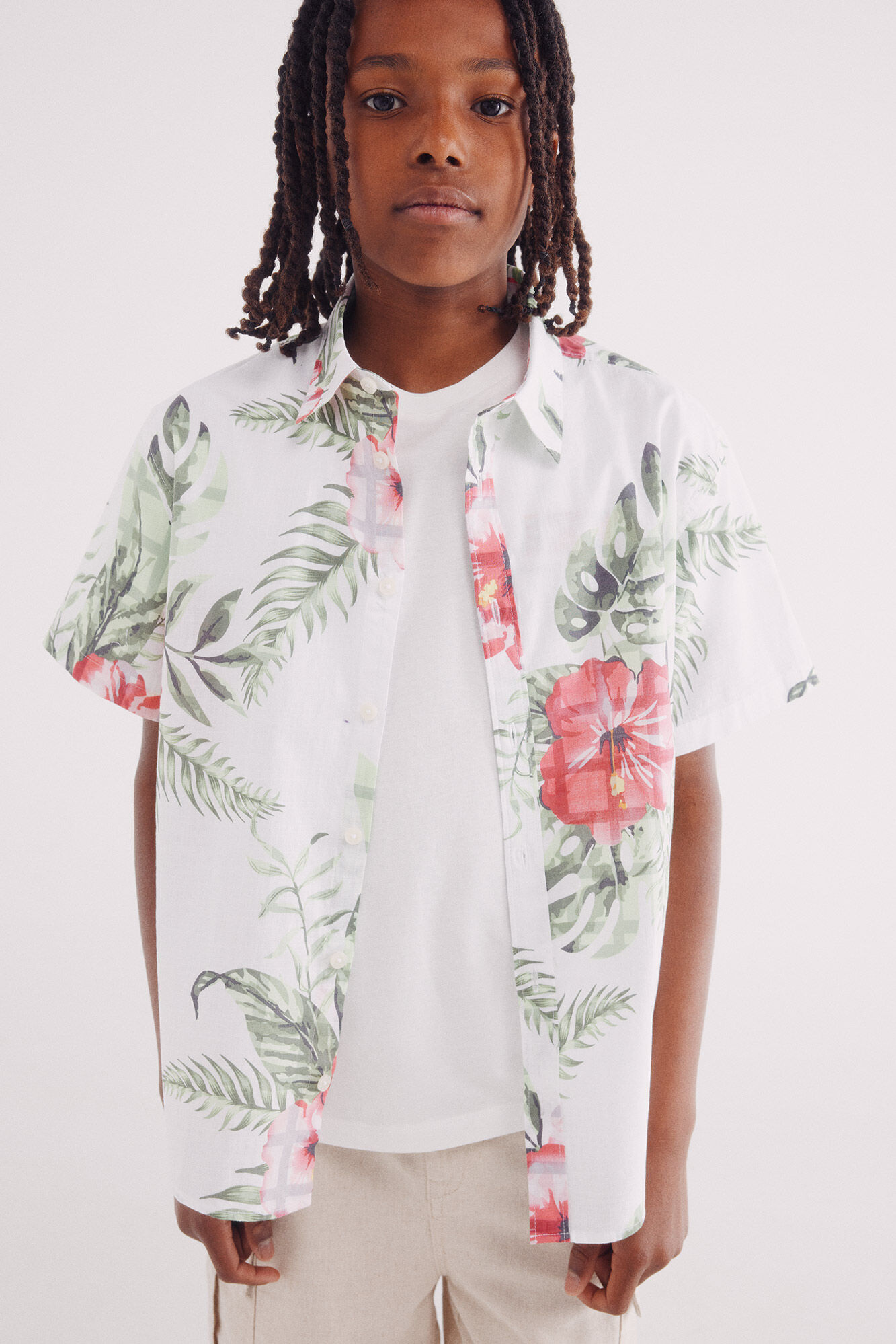 Springfield Kids Camisa hawaiana ni&ntilde;o