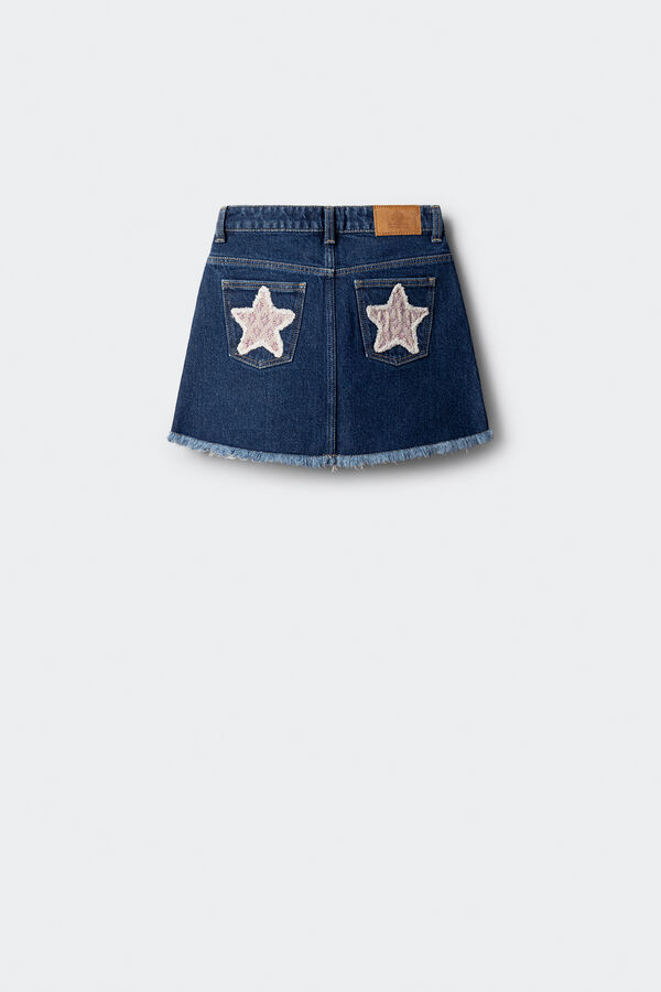 Springfield Kids Saia denim menina azul