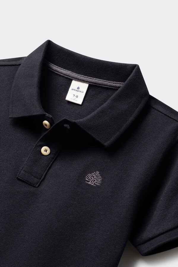 Springfield Kids Polo b&aacute;sico ni&ntilde;o negro