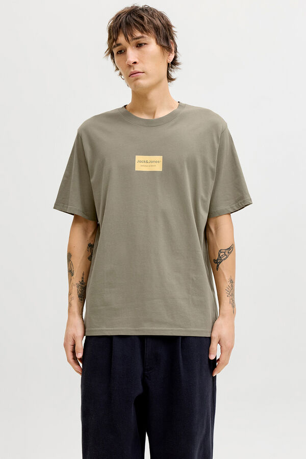 Jack & Jones Pack cuatro camisetas de algod&oacute;n blanco