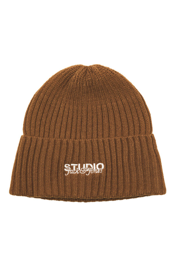 Jack & Jones Bon&eacute; com estampado de est&uacute;dio vison