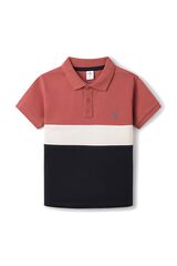 Springfield Kids Polo color block menino vermelho