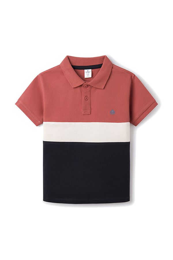 Springfield Kids Polo color block menino vermelho