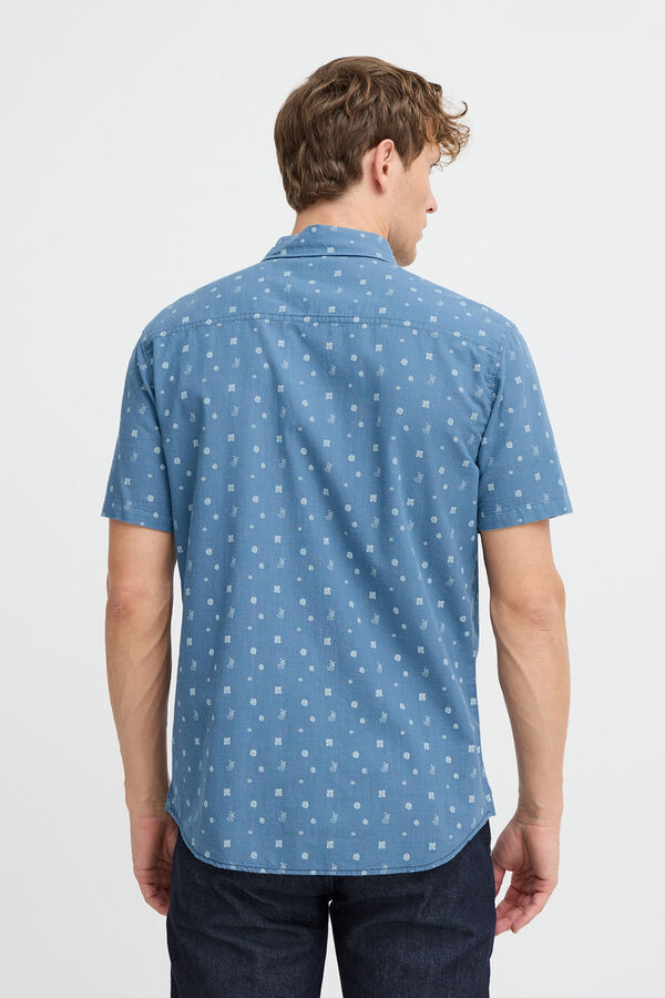 Blend Camisa de manga curta BHace    azul