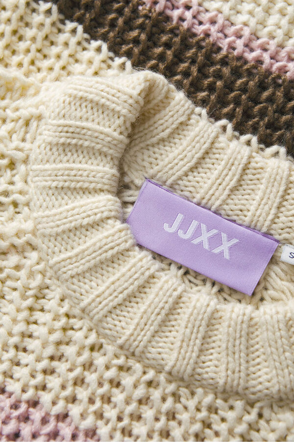 Jack & Jones Camisola riscas multicolorido bege