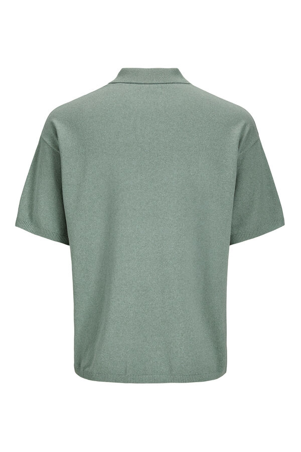 JJ REBEL Polo regular fit gris