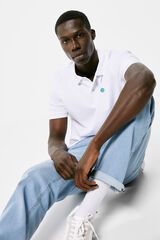 Springfield Polo piqu&eacute; b&aacute;sico blanco