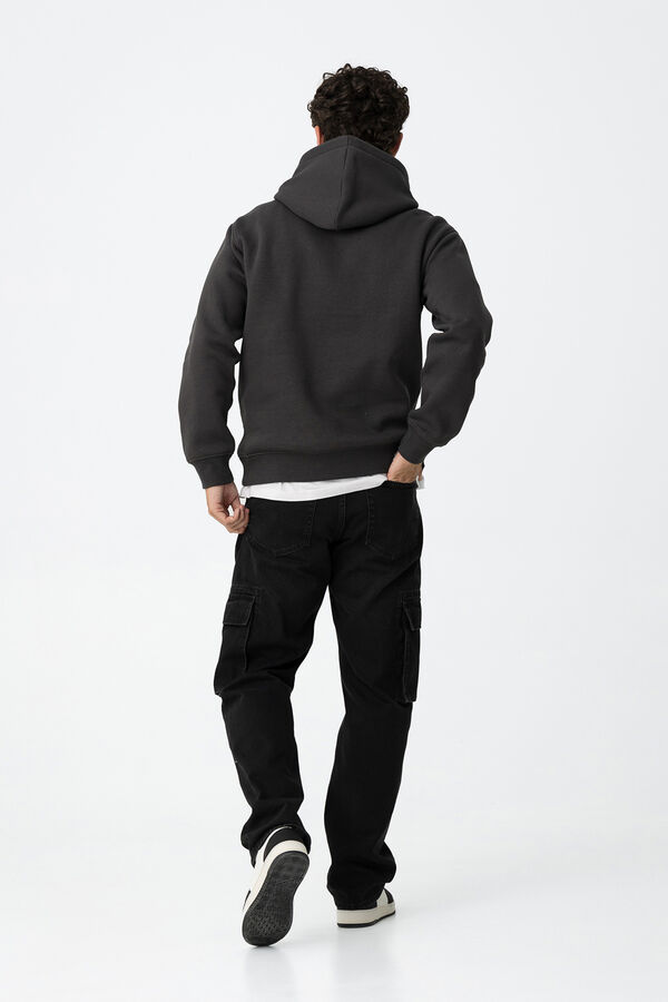 Tiffosi Young Jeans Cargo Wide Leg negro