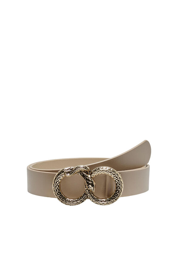 Only Cintur&oacute;n polipiel marr&oacute;n