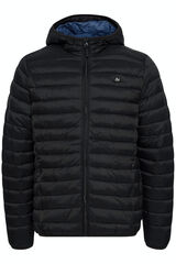 Blend PLUS Jaqueta puffer com capuz preto