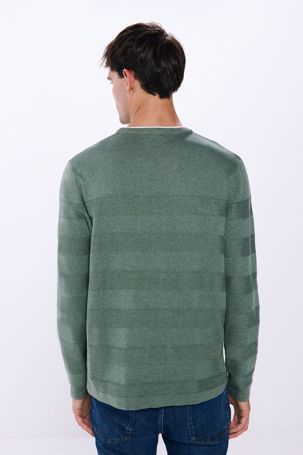 Springfield Camisola gola dupla verde