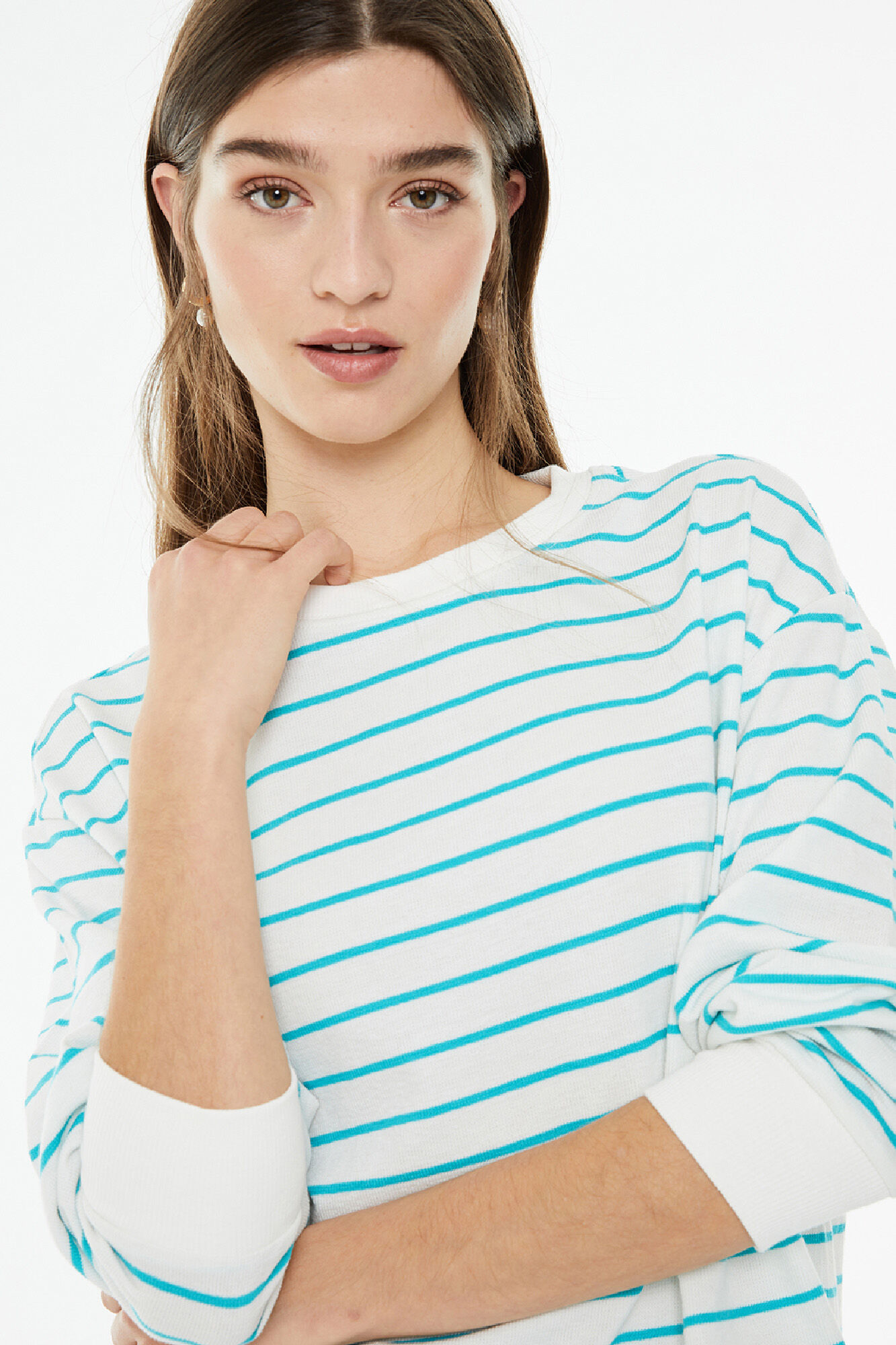 System Action Sudadera cuello redondo