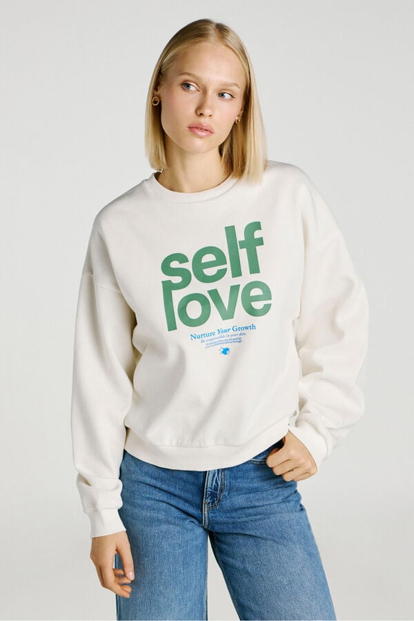 Jack & Jones Sudadera regular fit blanco