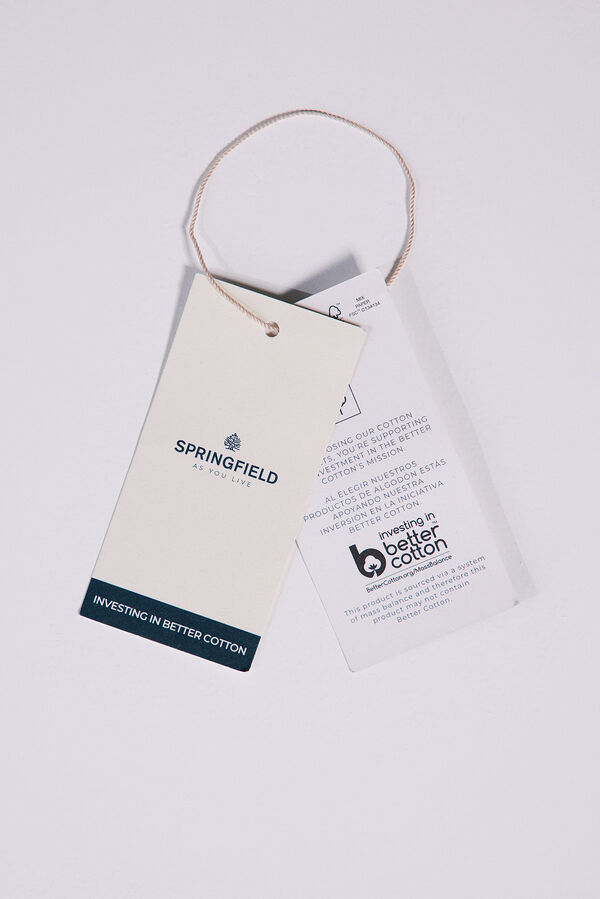 Springfield Jersey estructura bicolor marr&oacute;n