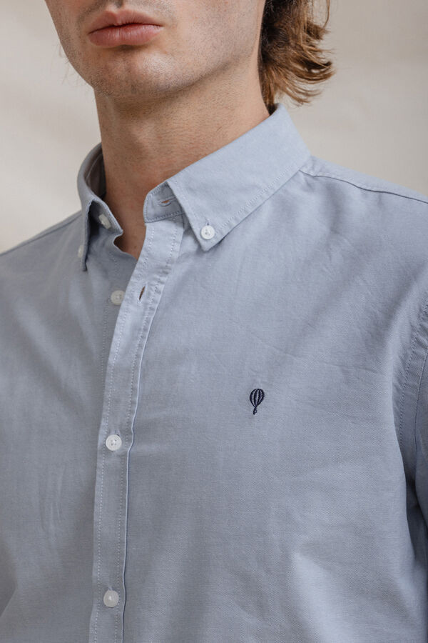 Celopman Camisa Oxford azul
