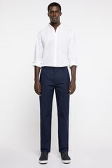 Springfield Chino vestir estructura bicolor azul