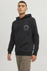 Jack & Jones Sweatshirt de capuz regular fit  preto