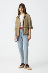 Tiffosi Cal&ccedil;a mom fit cintura alta  azul