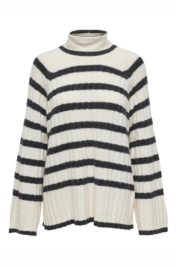 JDY Su&eacute;ter longo de manga comprida comprida cinzento