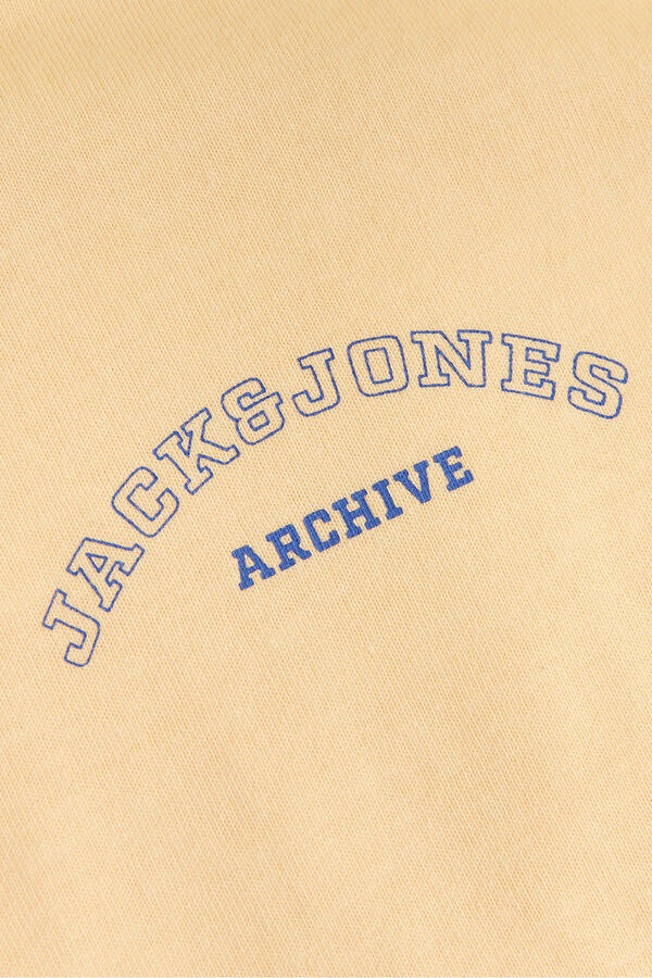 Jack & Jones Camiseta b&aacute;sica regular amarillo