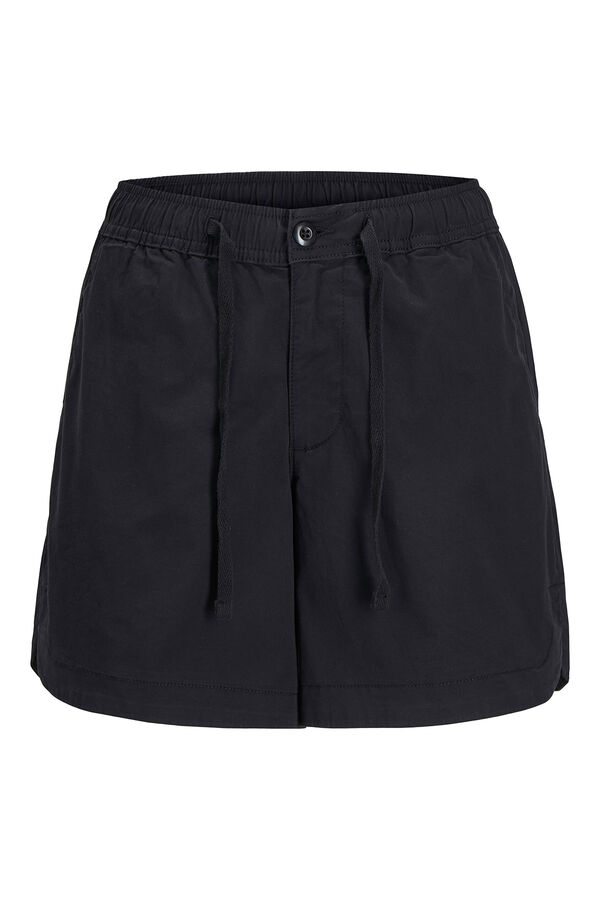 Jack & Jones Camiseta justa curta preto