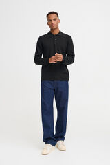 Blend Polo de Punto negro