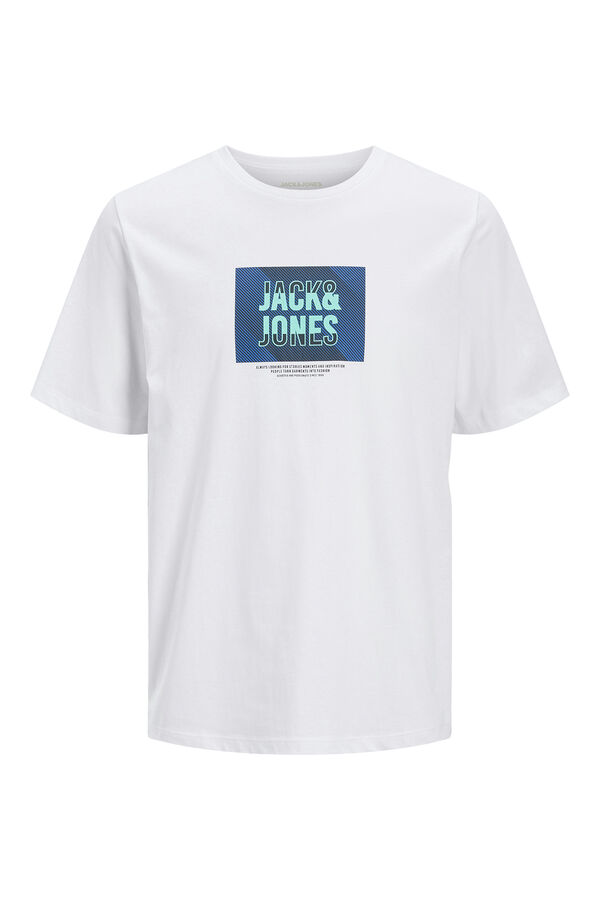 Jack & Jones PLUS Camiseta PLUS de corte regular branco