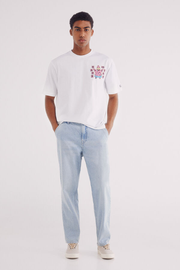 Springfield T-shirt Bob Esponja branco